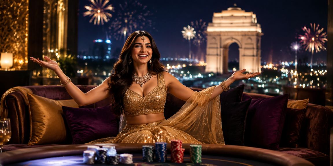 Modern Indian online gaming and betting platform interface