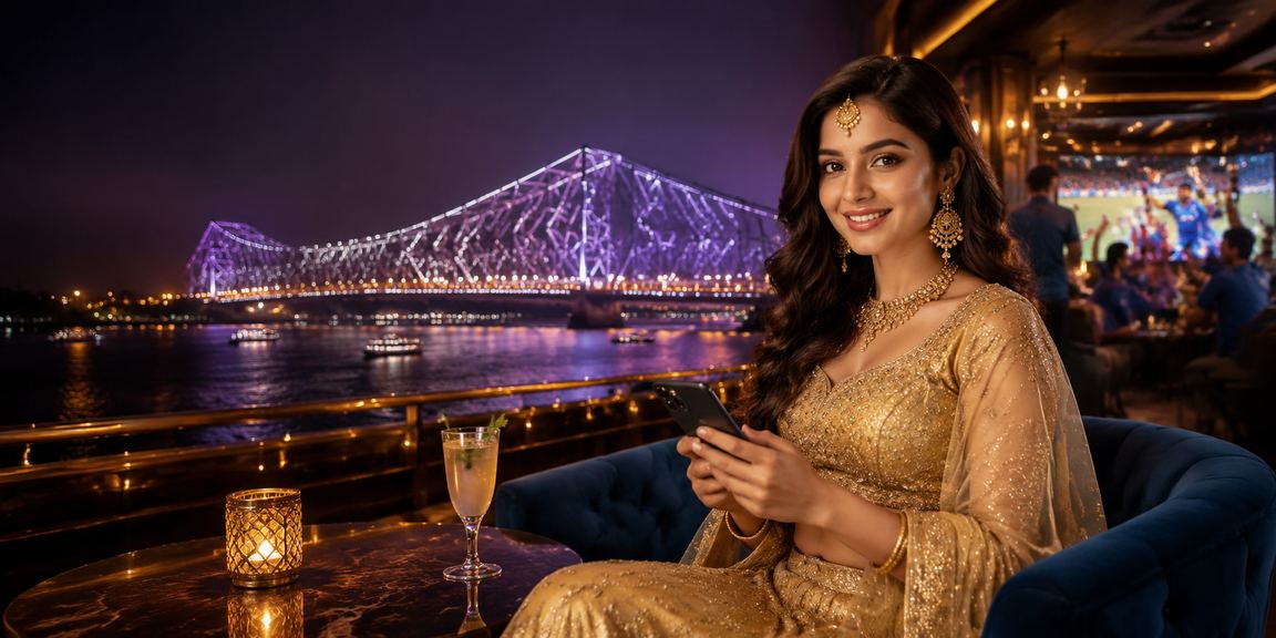 Kolkata Cricket Betting Enthusiasts in Traditional Dress